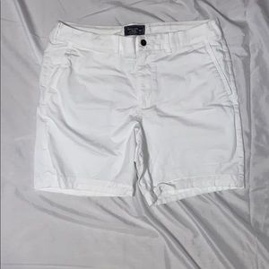 White Abercrombie Shorts